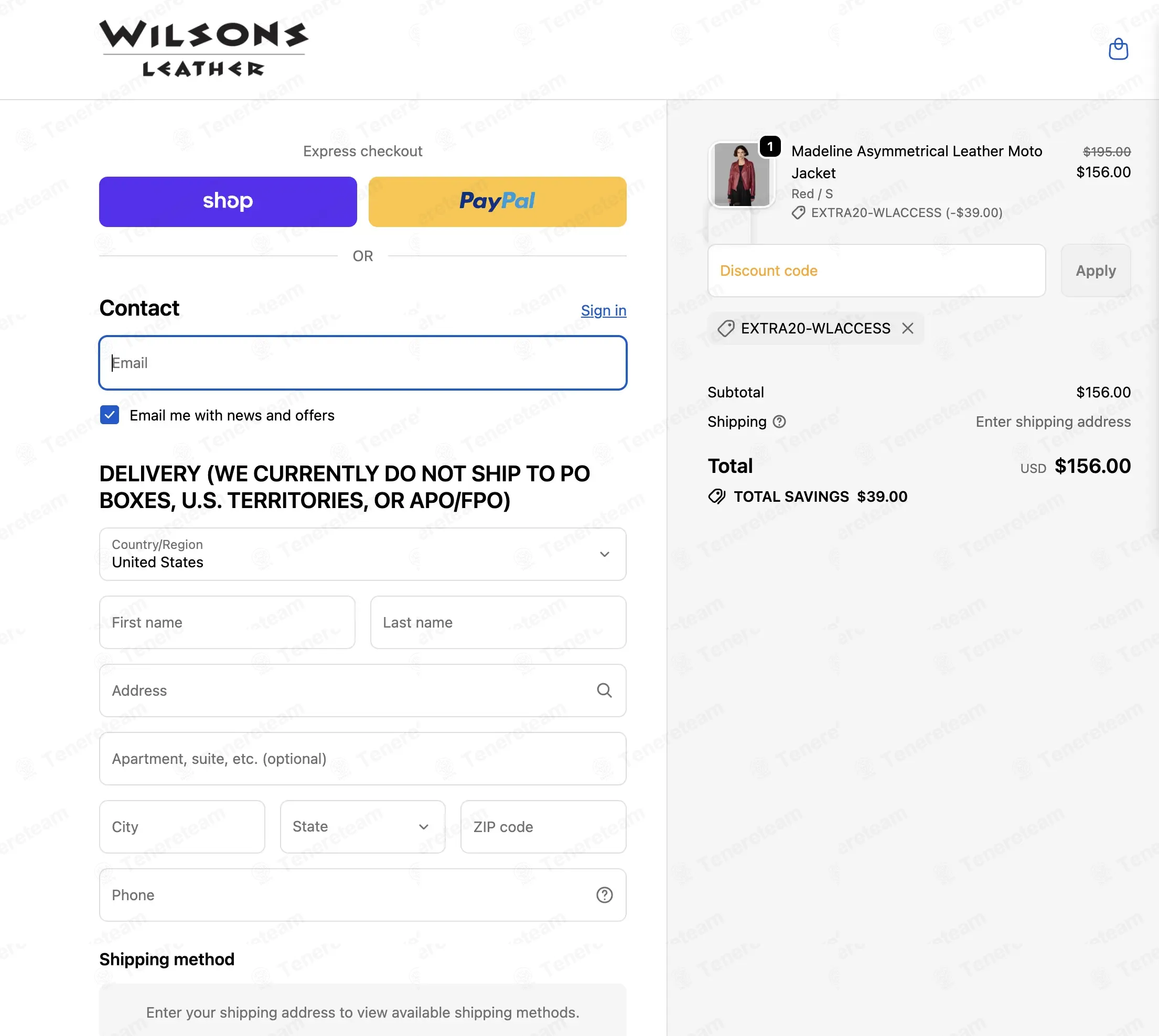 Wilson's Leather coupon code: 20% off with EXTRA20-WLACCESS. Tested and valid as 2 months ago.