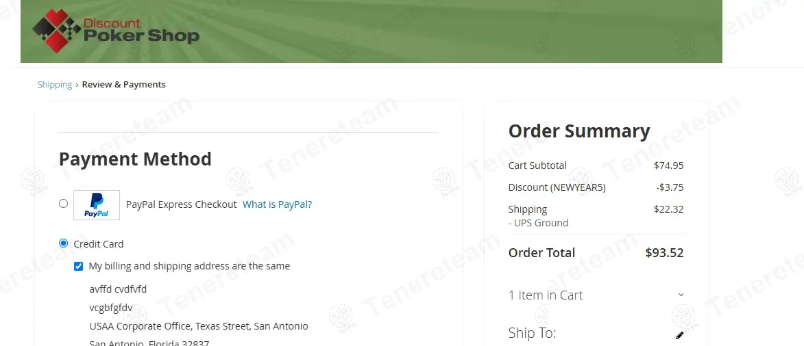 Discount Poker Shop coupon code: 5% off with NEWYEAR5. Tested and valid as 1 year ago.