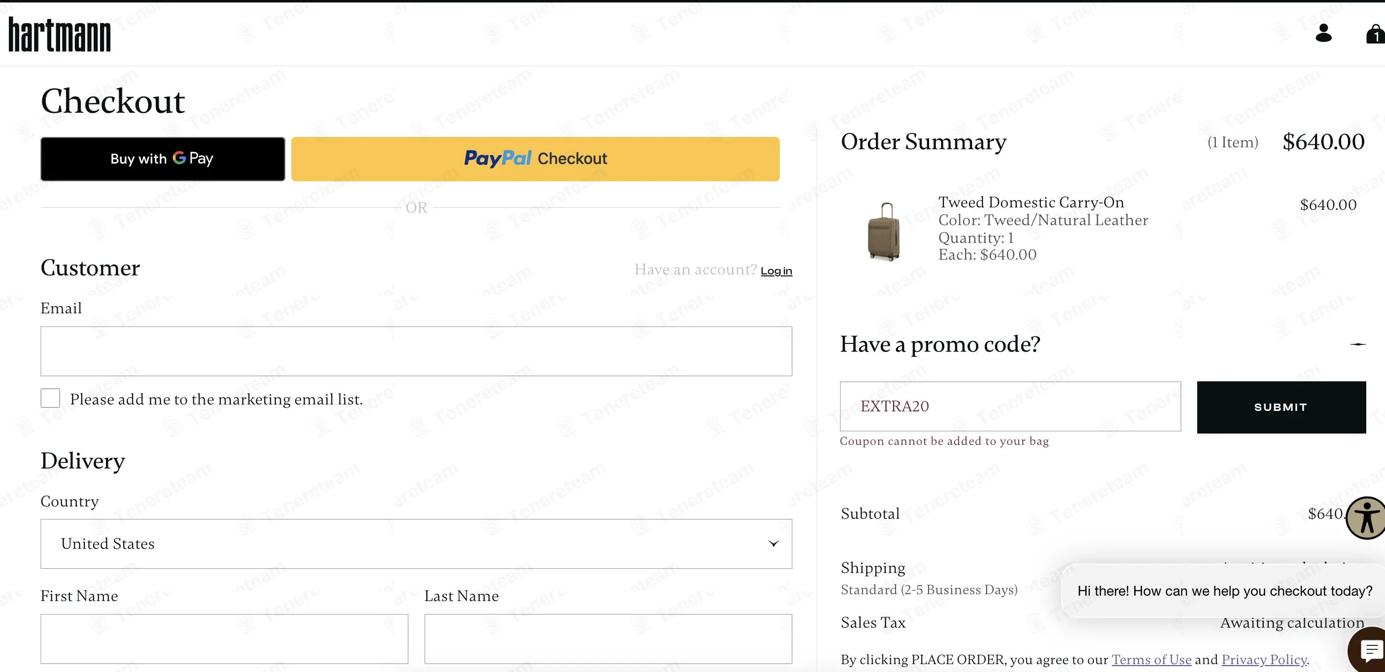 Hartmann coupon code: 20% off with EXTRA20. Tested and valid as 3 weeks ago.