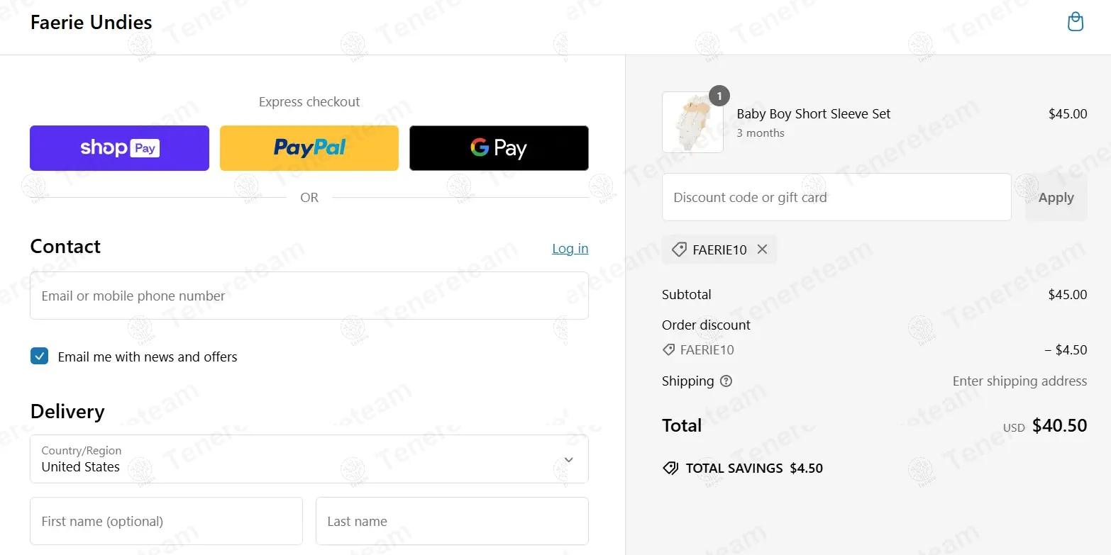 Faerie Undies coupon code: 10% off with FAERIE. Tested and valid as 1 year ago.