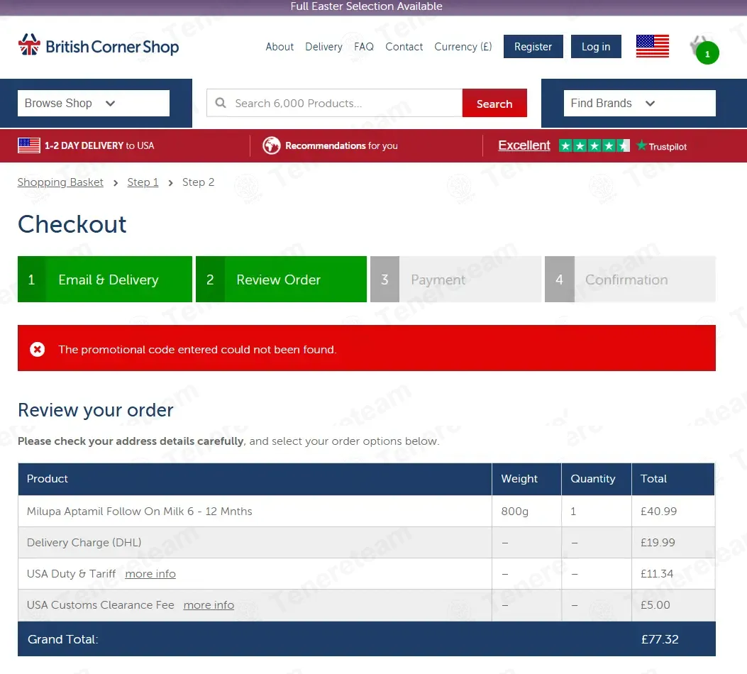 British Corner Shop UK coupon code: £18 off with AWXMAS18OFF. Tested and valid as 3 months ago.
