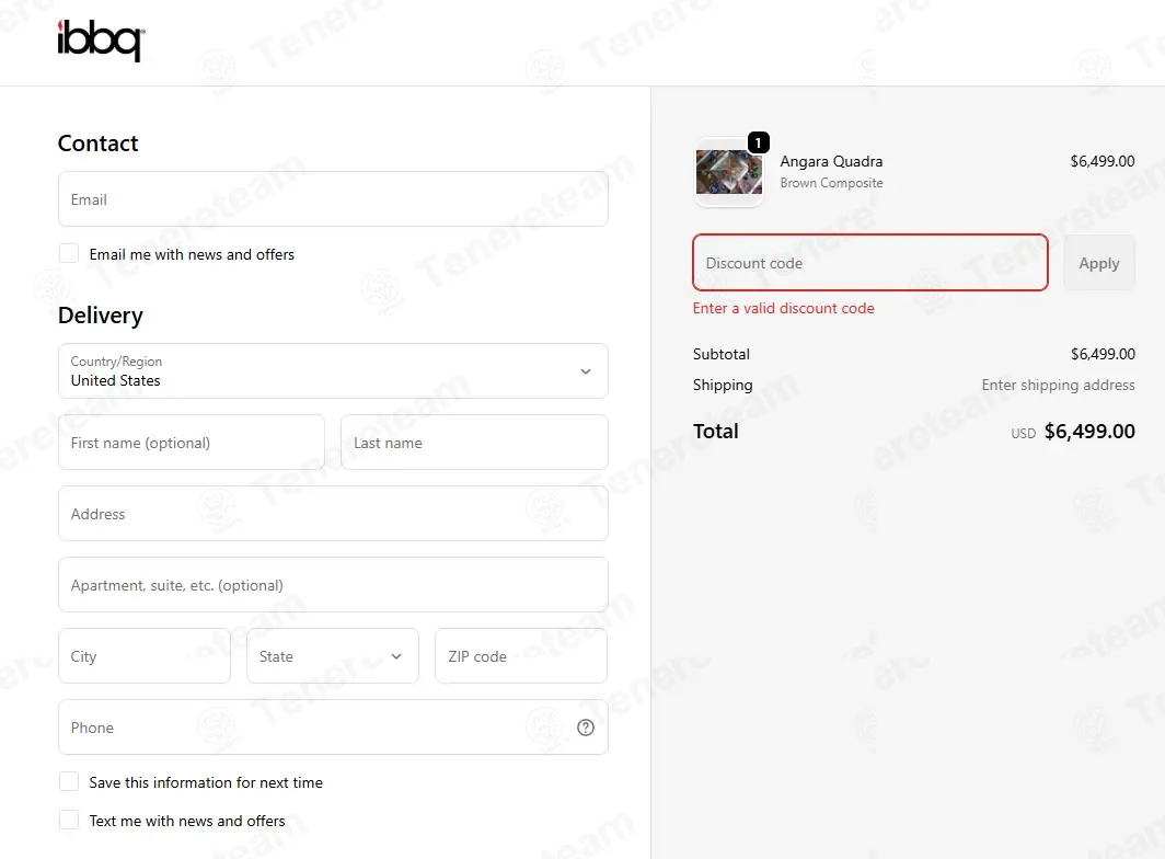 iBBQ coupon code: 10% off with IBBQ10. Tested and valid as 2 months ago.