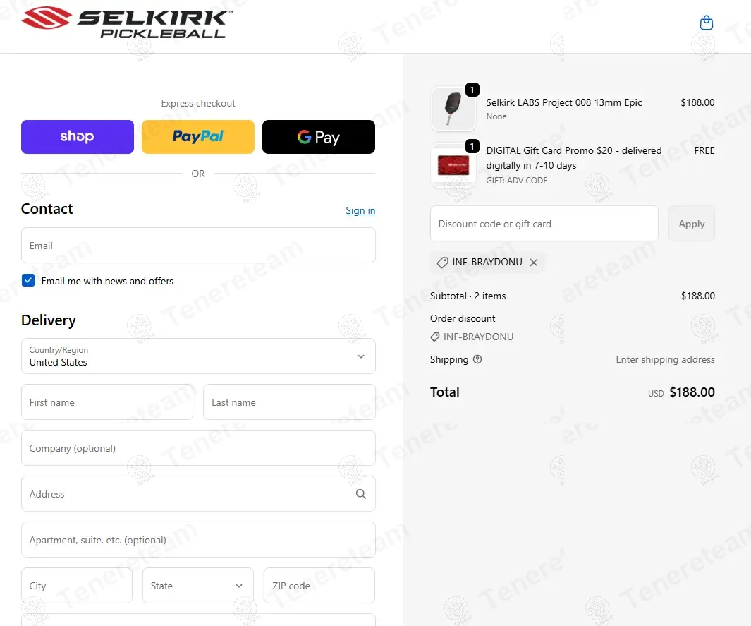 Selkirk Labs coupon code: 100% off with INF-BRAYDONU. Tested and valid as 5 months ago.
