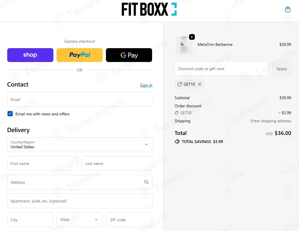The Fit Boxx coupon code: 10% off with GET10. Tested and valid as 1 month ago.