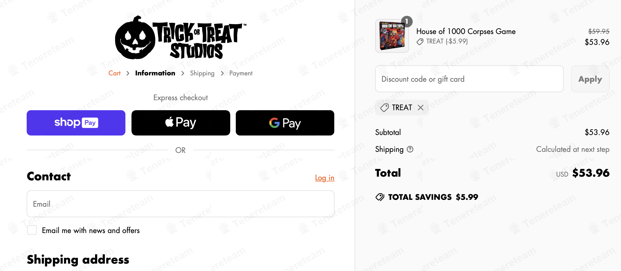 Trick Or Treat Studios coupon code: 10% off with treat. Tested and valid as 1 year ago.