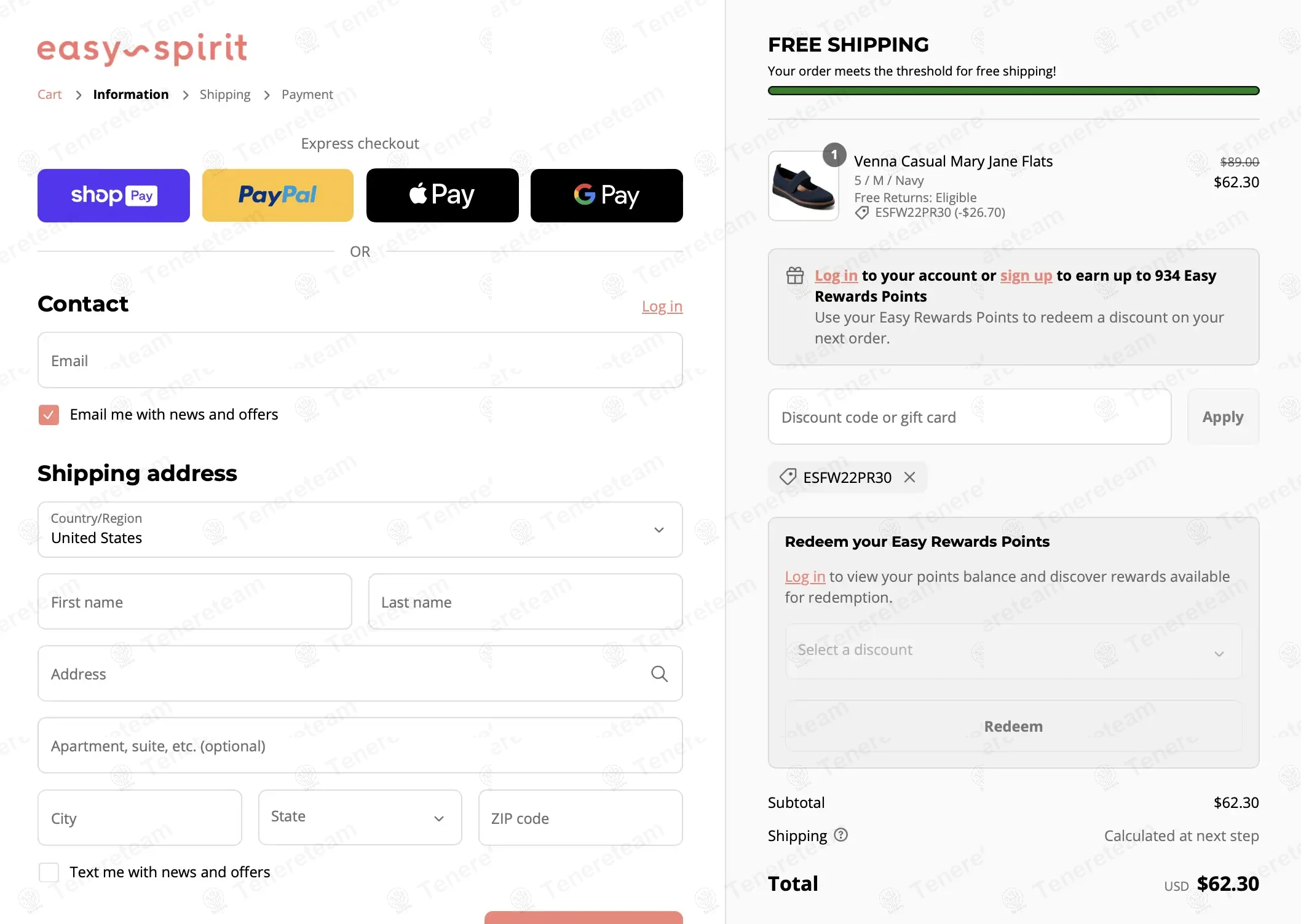 Easy Spirit coupon code: 30% off with ESFW22PR30. Tested and valid as 1 year ago.