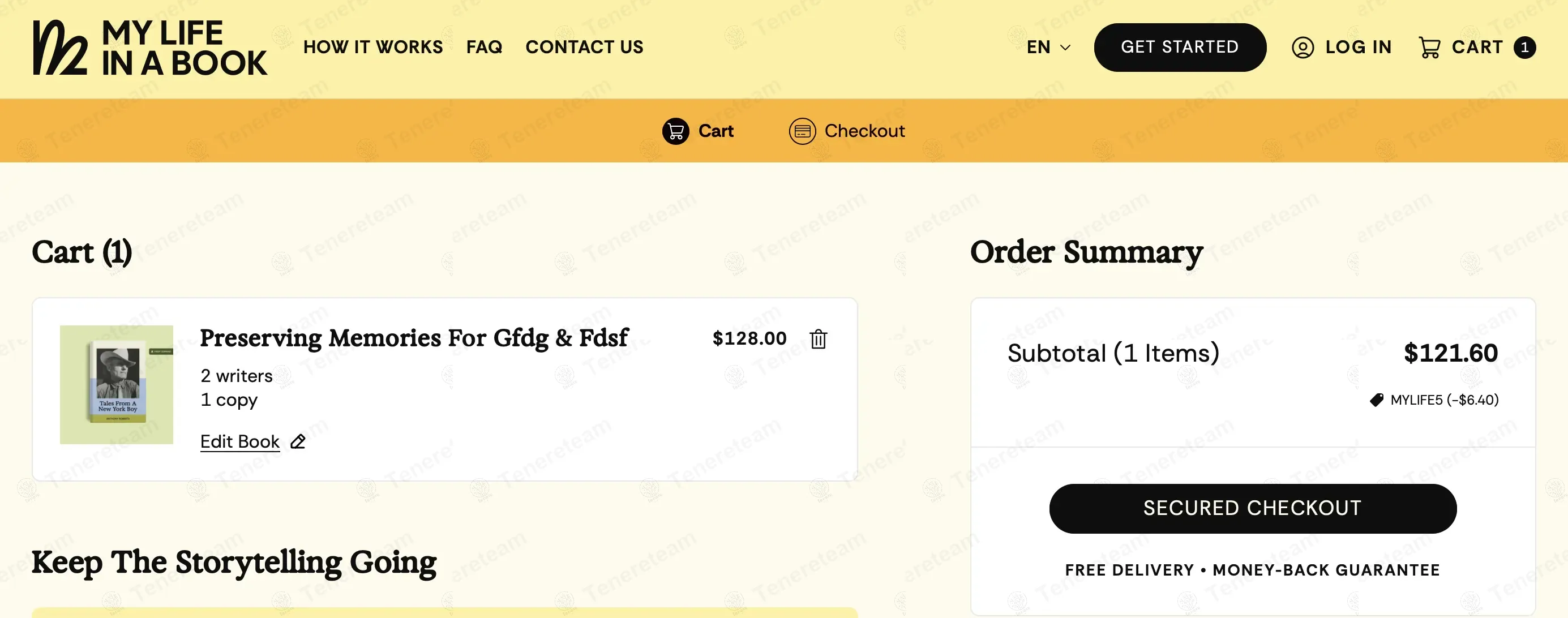 My Life In A Book coupon code: 5% off with mylife5. Tested and valid as 6 months ago.