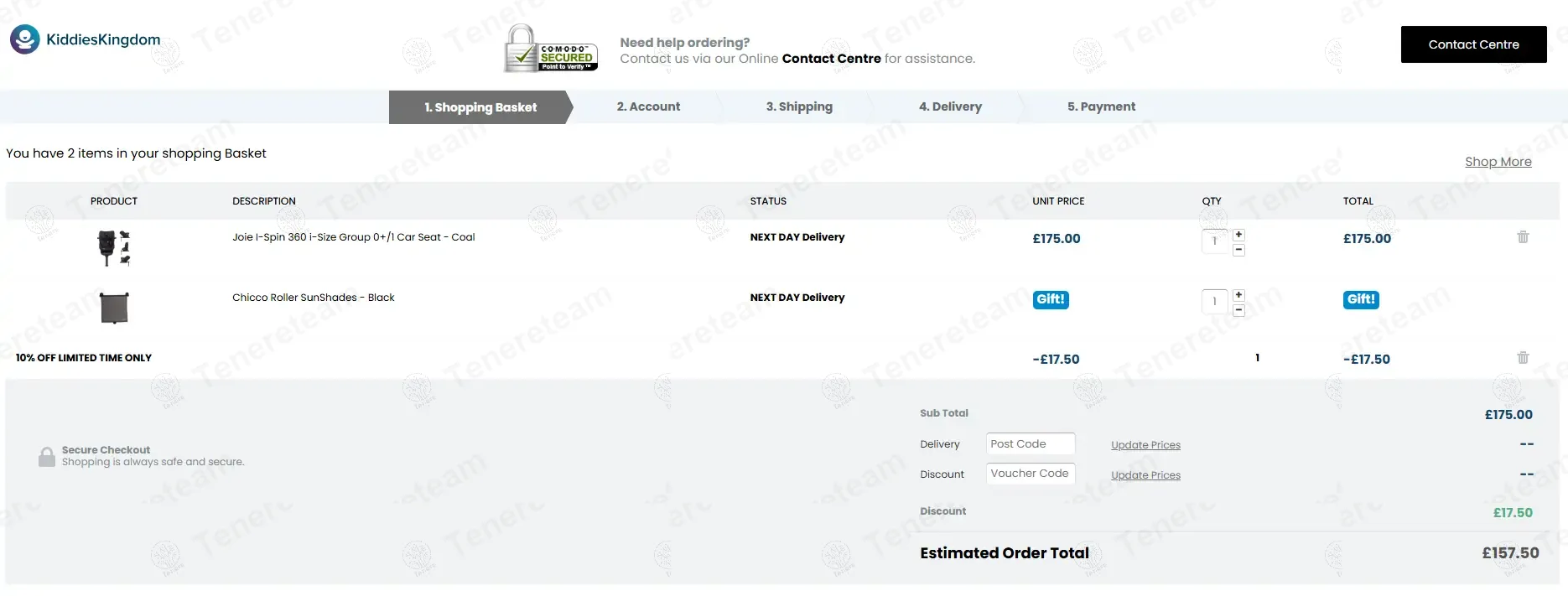 Kiddies Kingdom coupon code: 10% off with BABY10. Tested and valid as 1 year ago.