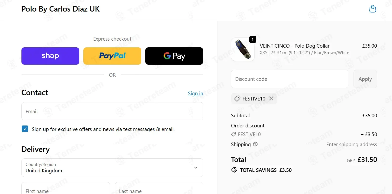 Polo By Carlos Diaz UK coupon code: 10% off with FESTIVE10. Tested and valid as 1 month ago.