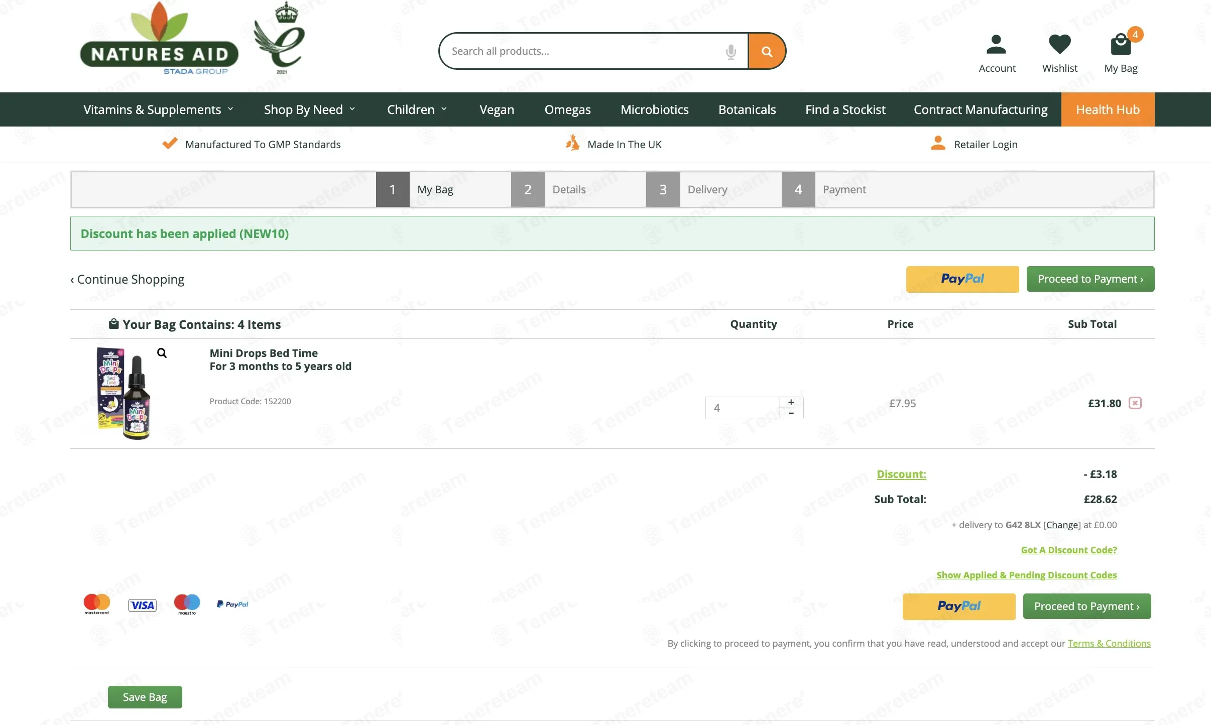 Natures Aid UK coupon code: 10% off with NEW10. Tested and valid as 8 months ago.