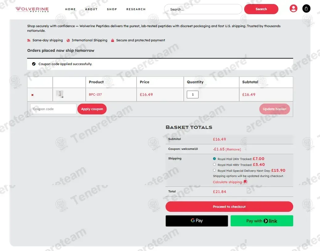 bpc 157 discount code 65% OFF Wolverine Peptides UK Coupon Codes
