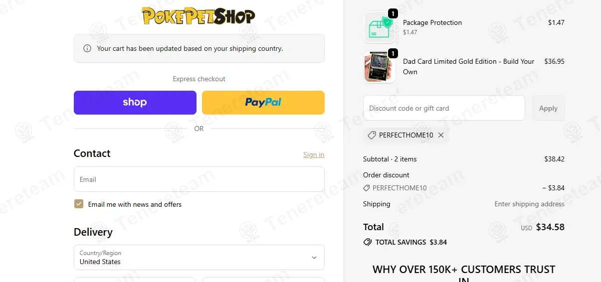 Poke Pet Shop coupon code: 10% off with PERFECTHOME10. Tested and valid as 8 months ago.