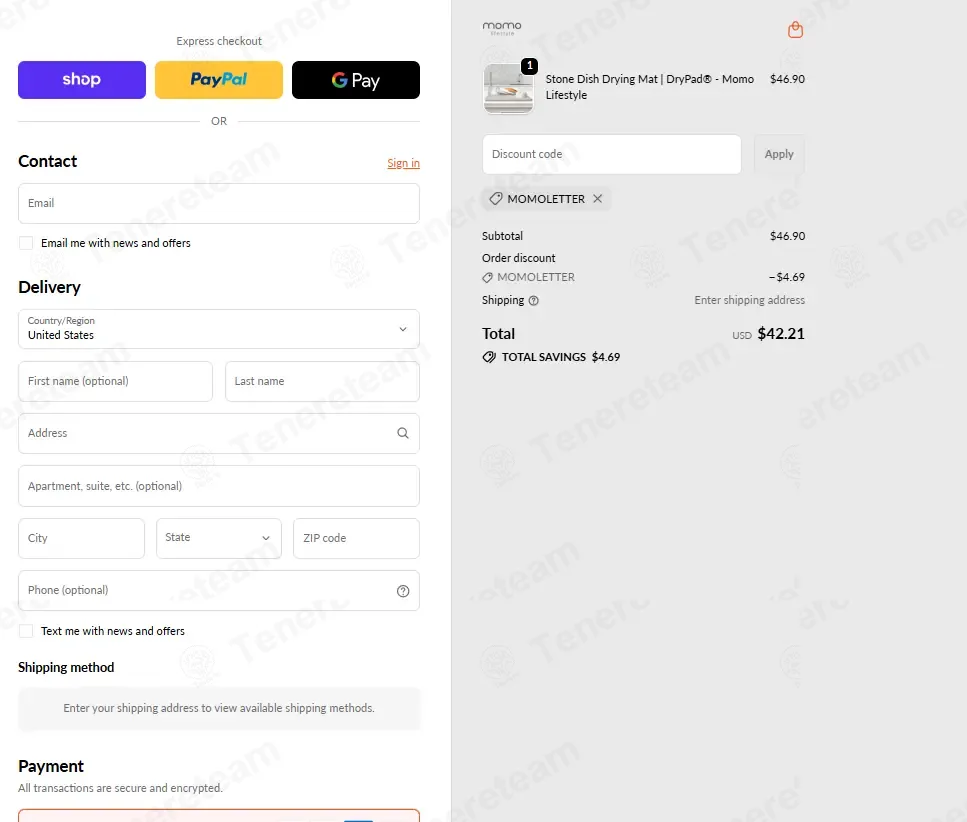 Momo Lifestyle coupon code: 10% off with MOMOLETTER. Tested and valid as 1 month ago.