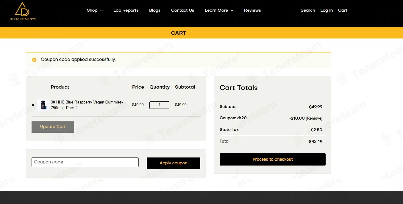 Delta Remedys coupon code: 20% off with DR20. Tested and valid as 1 month ago.