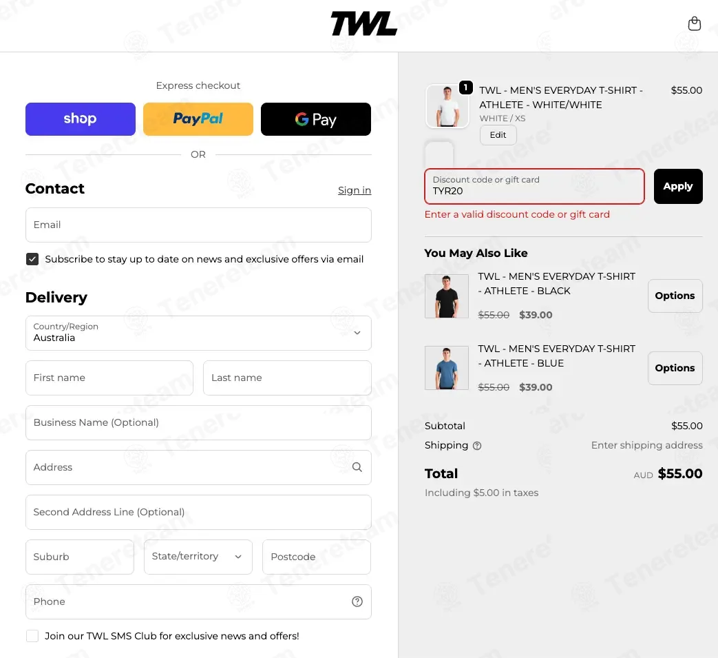 The WOD Life coupon code: $20 off with TYR20. Tested and valid as 4 months ago.