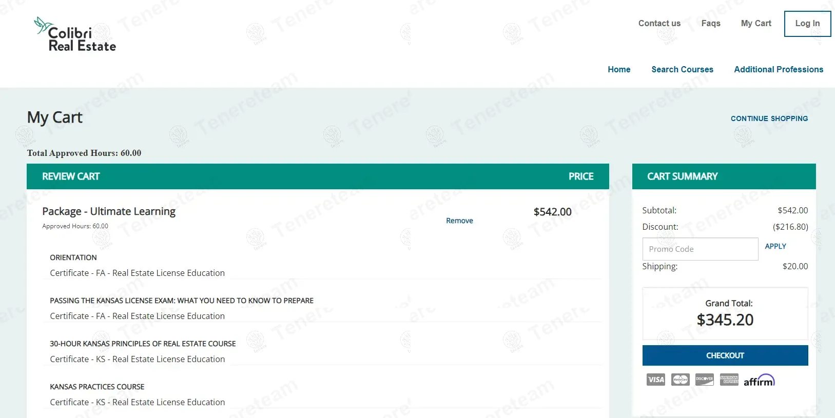 Colibri Real Estate coupon code: 40% off with LOCKIN. Tested and valid as 1 year ago.