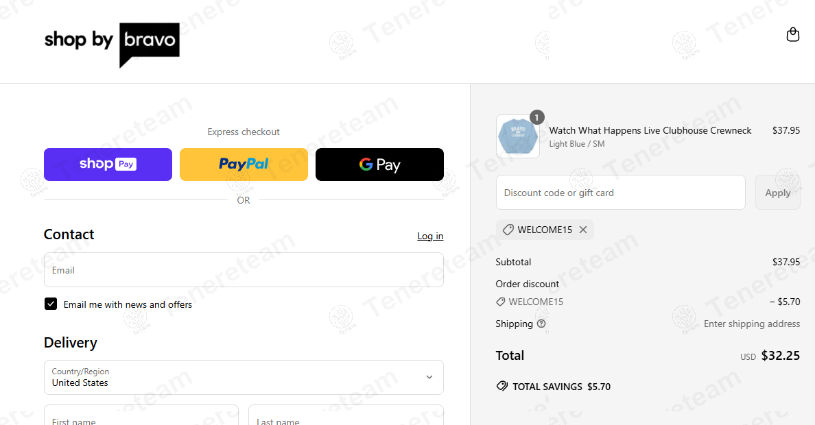 Shop By Bravo coupon code: 15% off with WELCOME15. Tested and valid as 9 months ago.