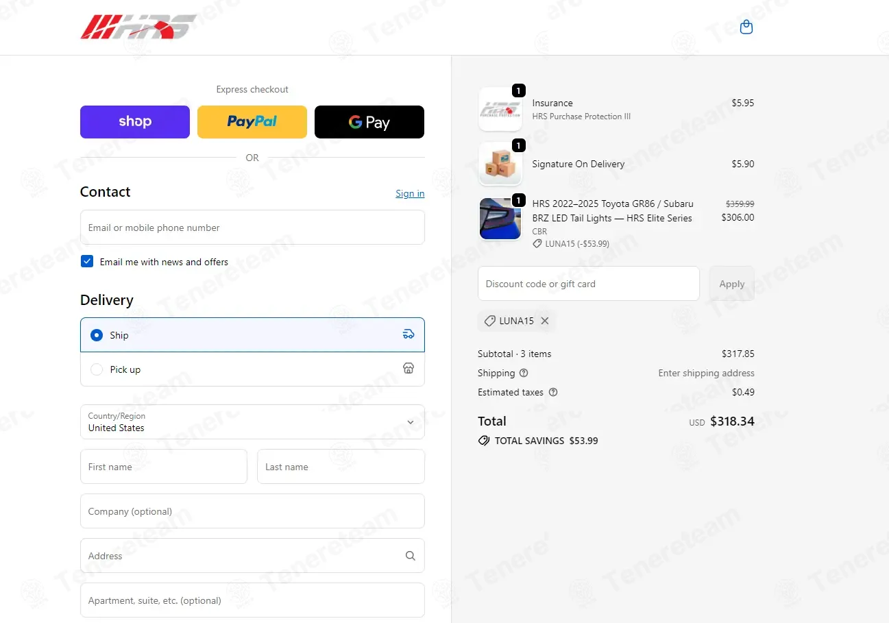 HIREV SPORTS coupon code: 15% off with LUNA15. Tested and valid as 8 months ago.