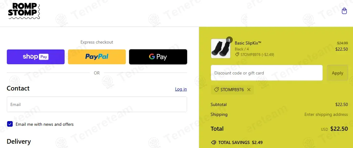 Romp Stomp coupon code: 10% off with STOMP8976. Tested and valid as 1 year ago.