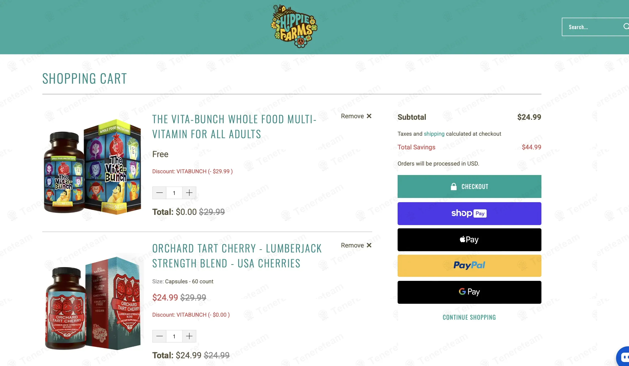 Hippie Farms coupon code: Sale off with VITABUNCH. Tested and valid as 10 months ago.