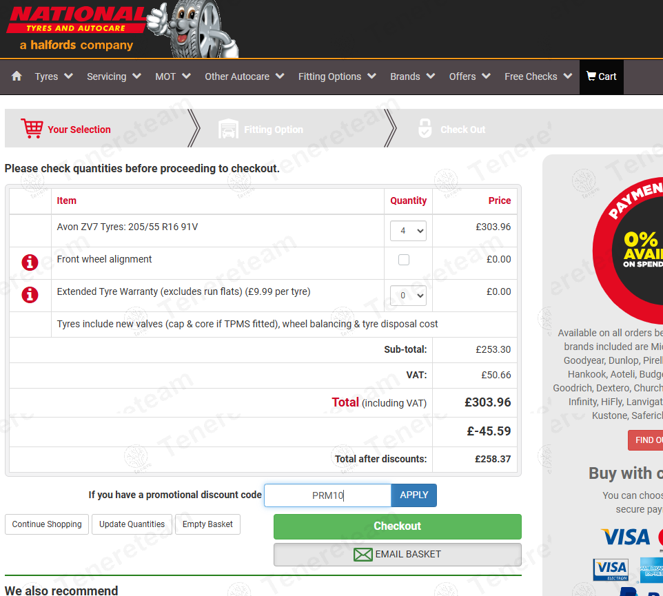 National Tyres and Autocare coupon code: 15% off with PRM10. Tested and valid as 1 year ago.