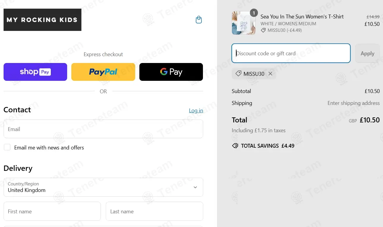 My Rocking Kids coupon code: 30% off with MISSU30. Tested and valid as 1 year ago.