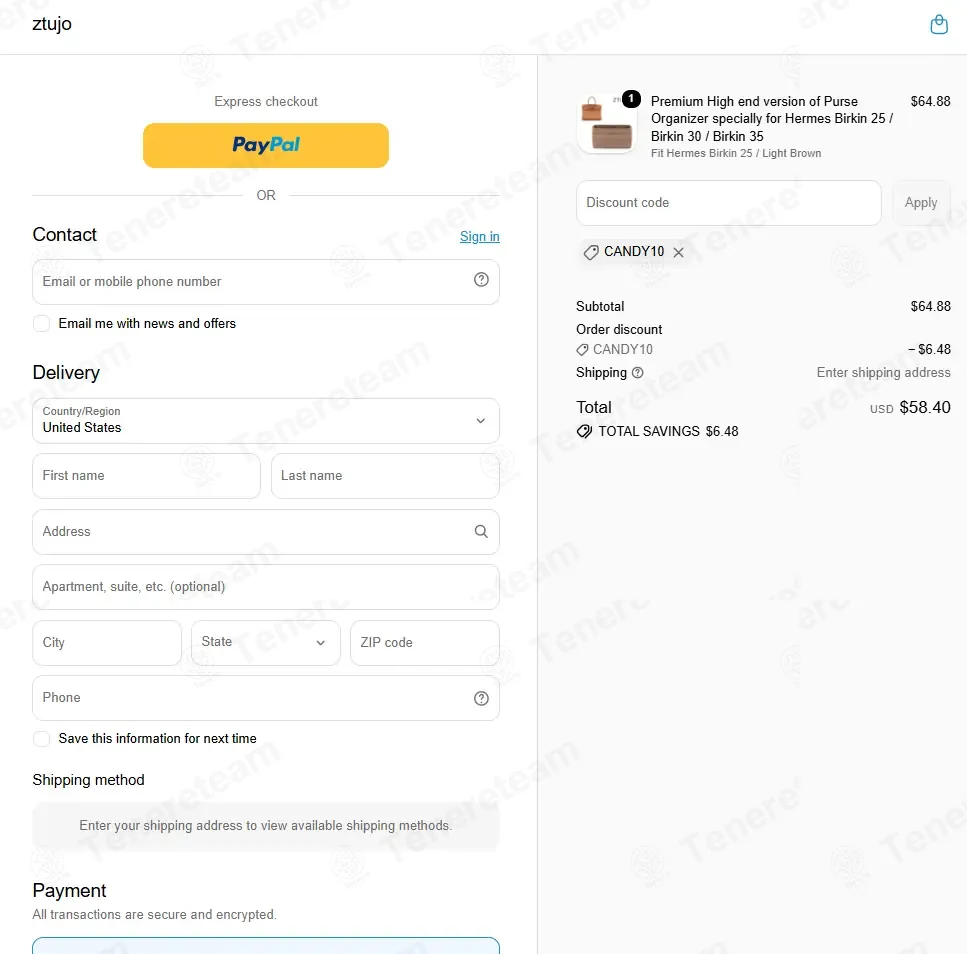 Ztujo apply coupon code