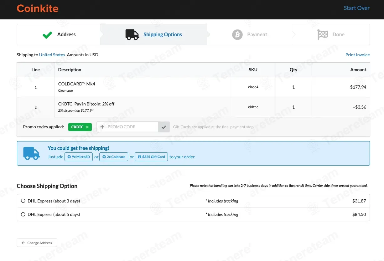 60% OFF Coinkite Coupon Codes - January 2026 Promo Codes