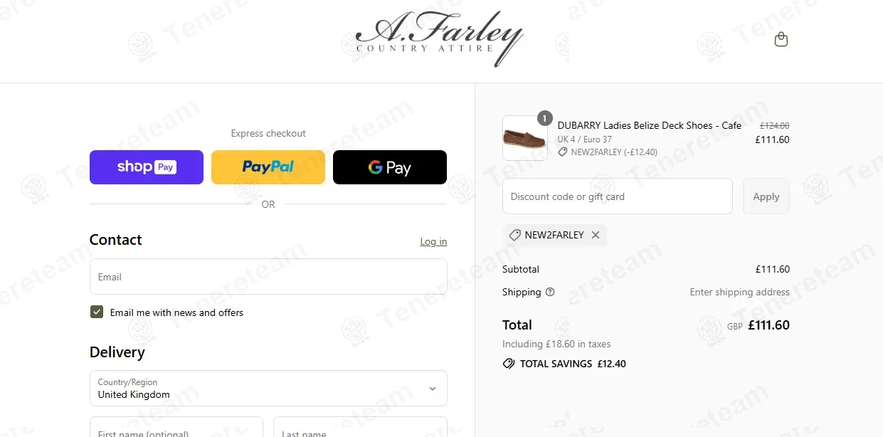A Farley Country Attire coupon code: 10% off with NEW2FARLEY. Tested and valid as 10 months ago.