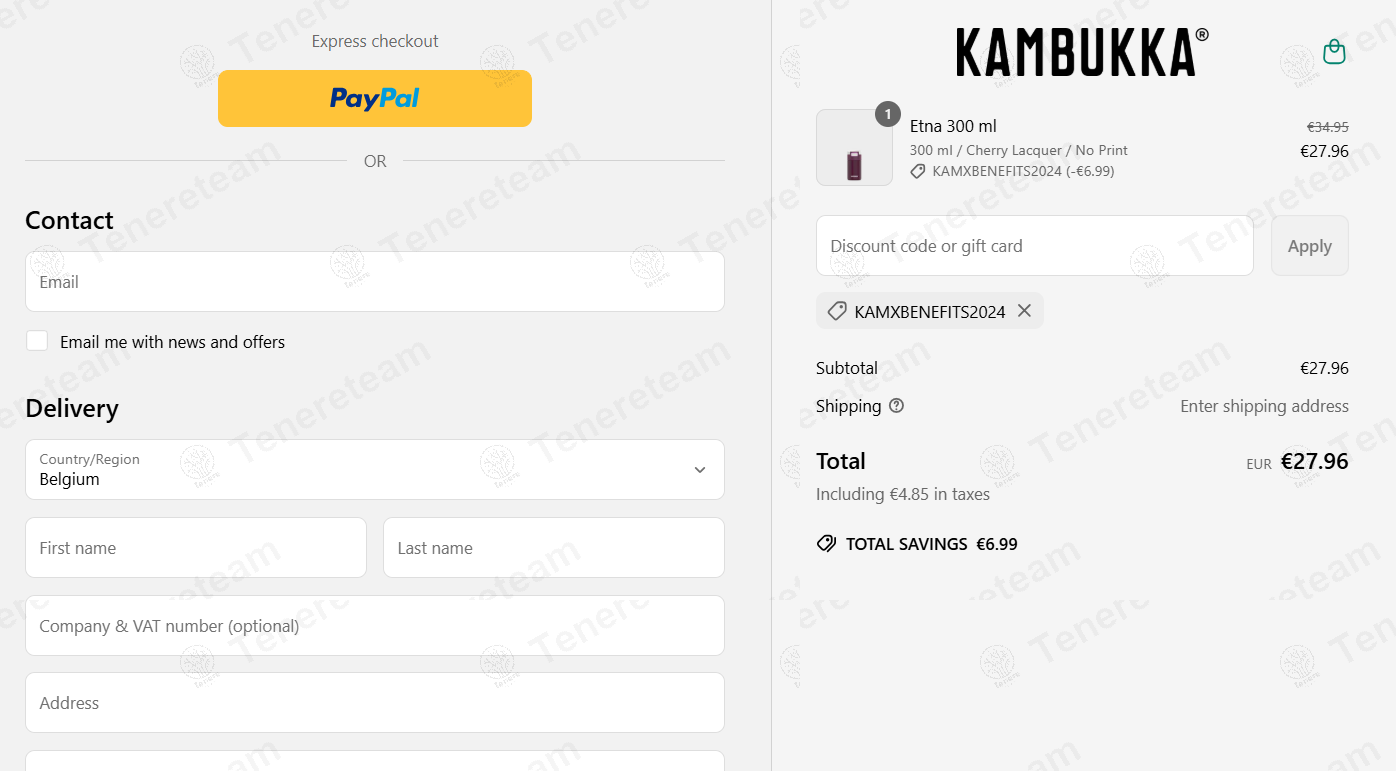 Kambukka FR coupon code: 20% off with KAMXBENEFITS2024. Tested and valid as 1 year ago.