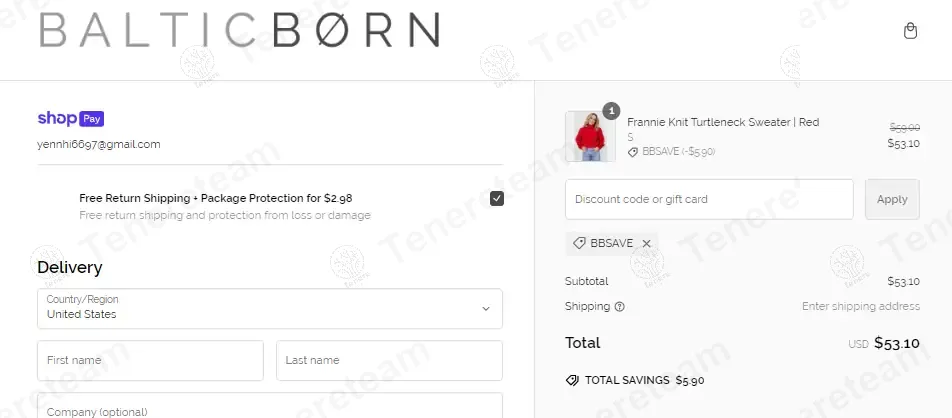Baltic Born coupon code: 10% off with BBSAVE. Tested and valid as 1 year ago.