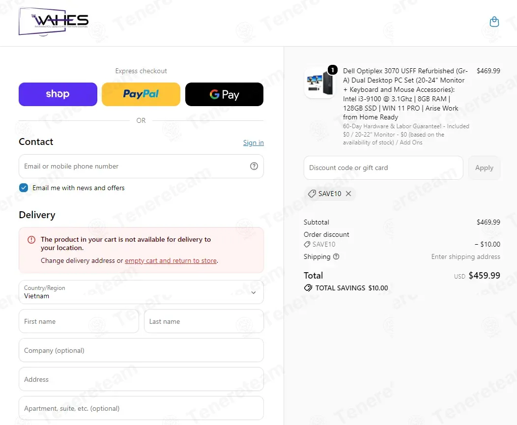 Work At-Home Equipment Solutions coupon code: $10 off with SAVE10. Tested and valid as 1 hour ago.