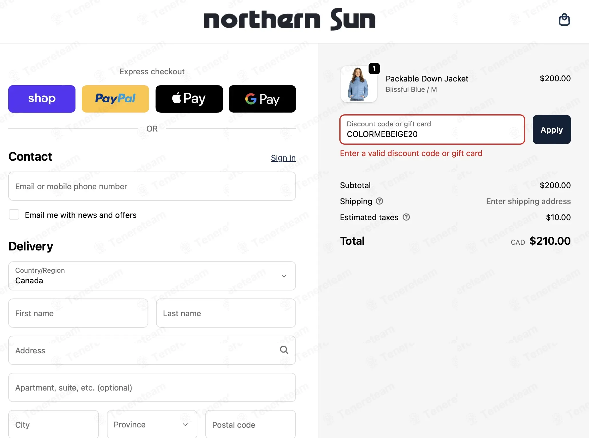Northern Sun Canada coupon code: 20% off with COLORMEBEIGE20. Tested and valid as 1 month ago.