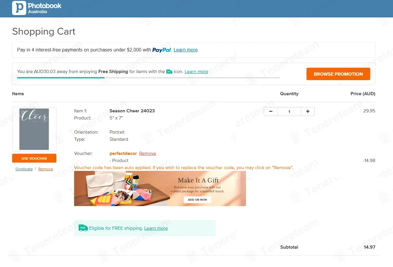 Photobook Australia coupon code: 50% off with perfectdecor. Tested and valid as 4 weeks ago.