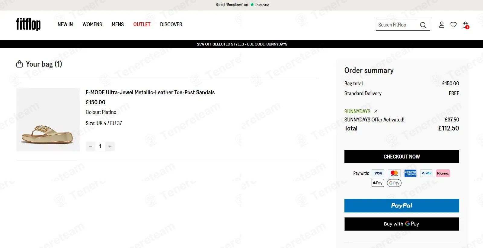 FitFlop US apply coupon code