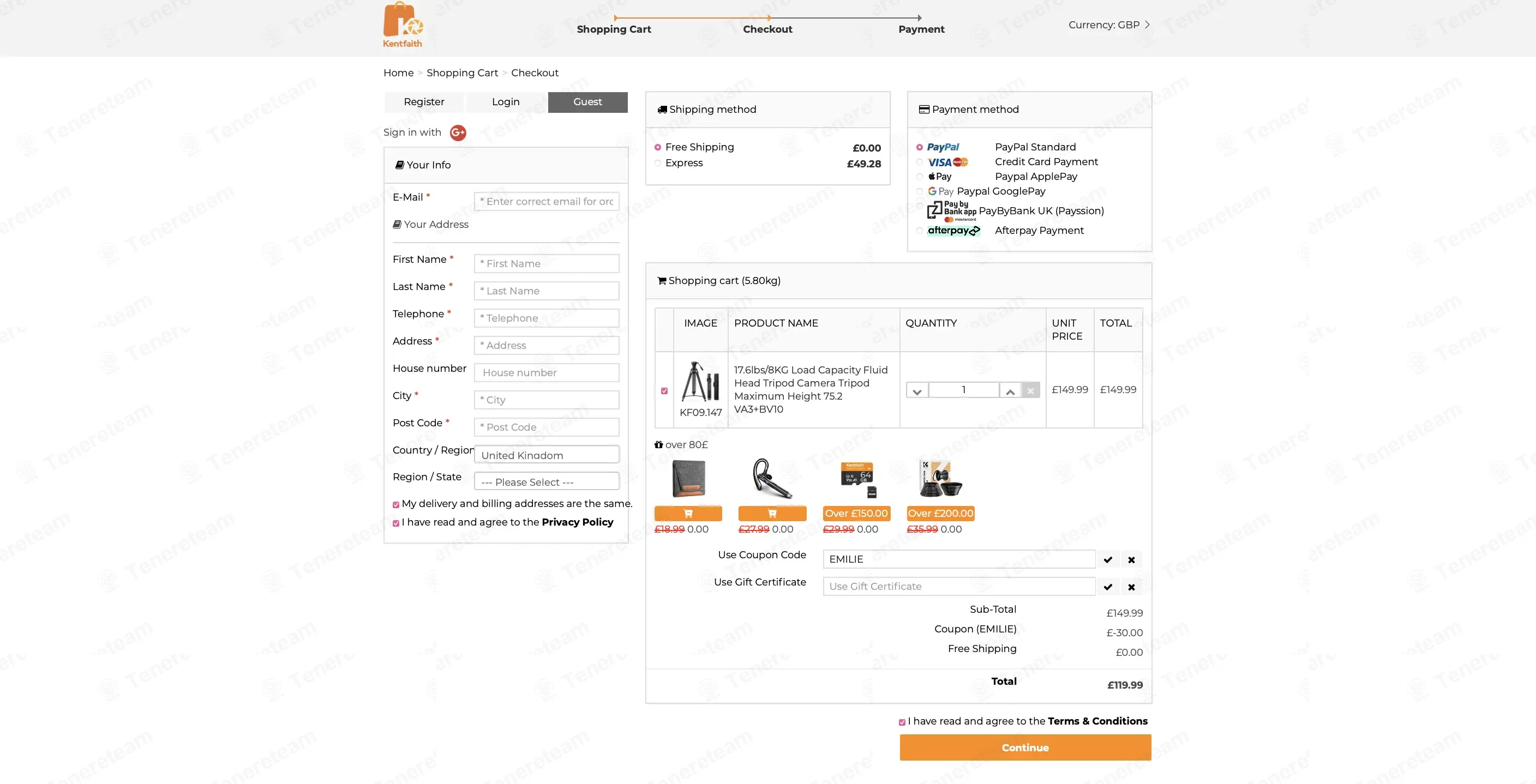 K and F Concept UK coupon code: 20% off with EMILIE. Tested and valid as 2 days ago.