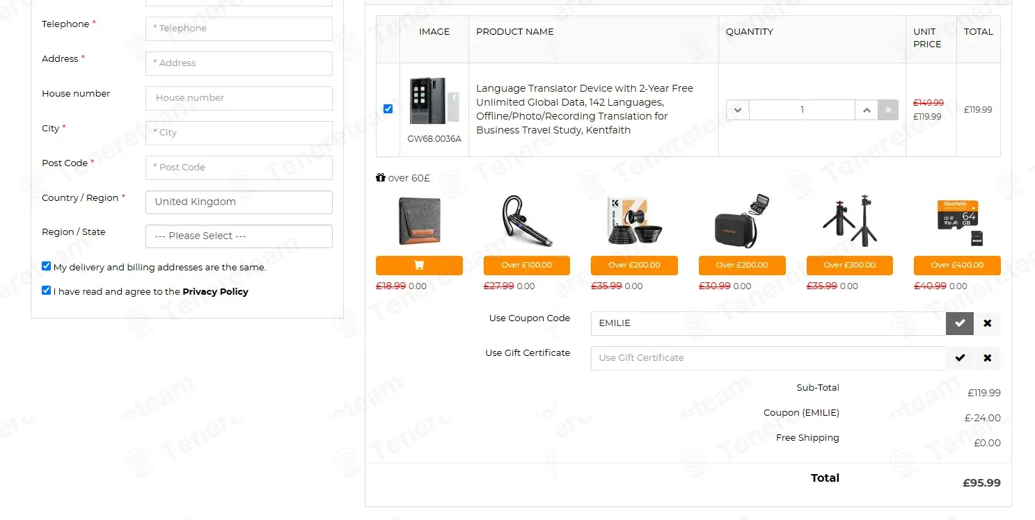K and F Concept UK coupon code: 20% off with EMILIE. Tested and valid as 2 days ago.