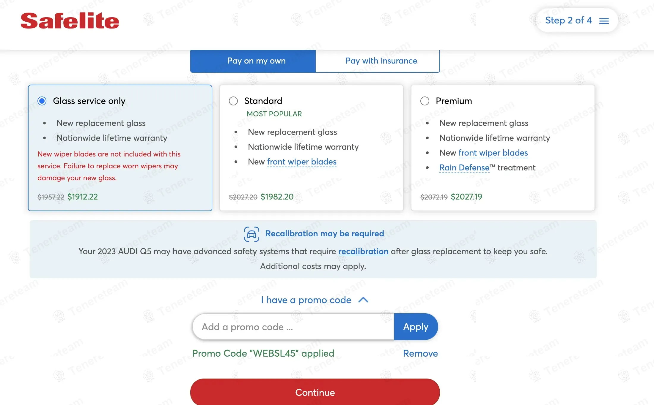 Safelite coupon code: $45 off with WEBSL45. Tested and valid as 1 year ago.