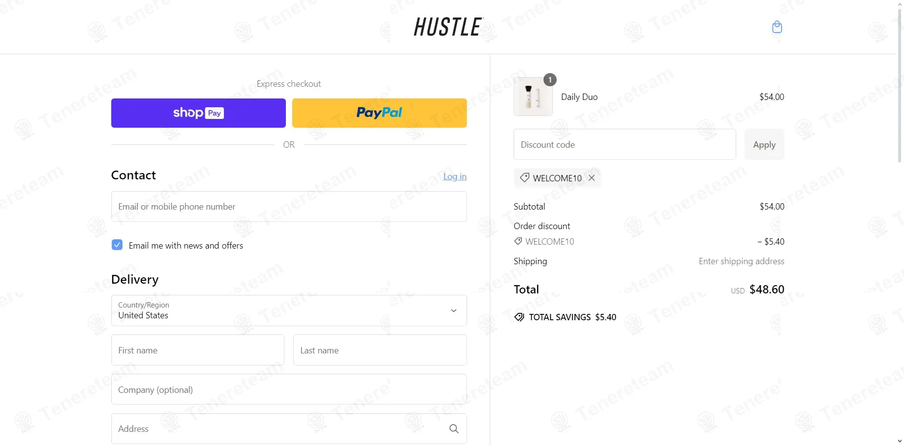 Hustle Beauty coupon code: $10 off with WELCOME10. Tested and valid as 1 year ago.