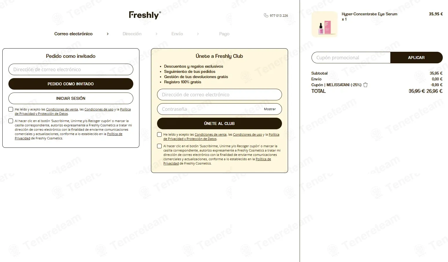 Freshly Cosmetics coupon code: 25% off with MELISSATANI. Tested and valid as 1 week ago.