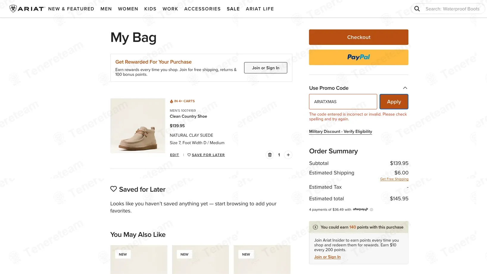 Ariat coupon code: Sale off with ARIATXMAS. Tested and valid as 1 month ago.