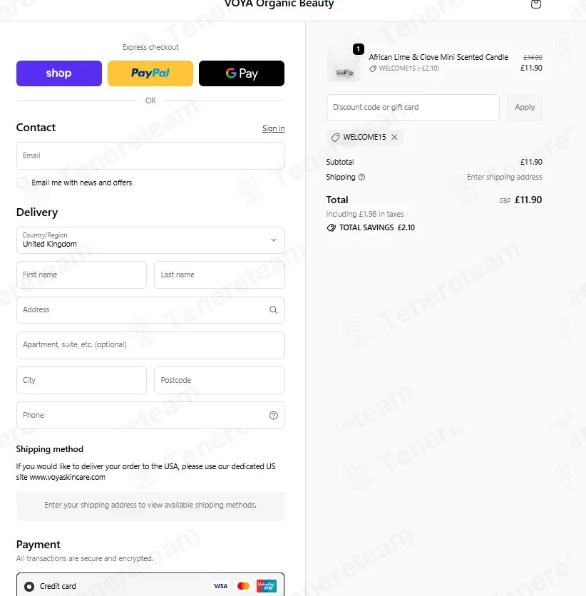 Voya.ie coupon code: 15% off with WELCOME15. Tested and valid as 3 months ago.