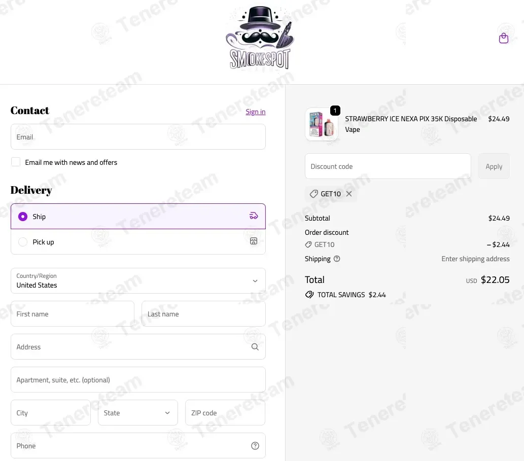 70% OFF Smoke Spot Vape Coupon Codes - May 2026 Promo Codes