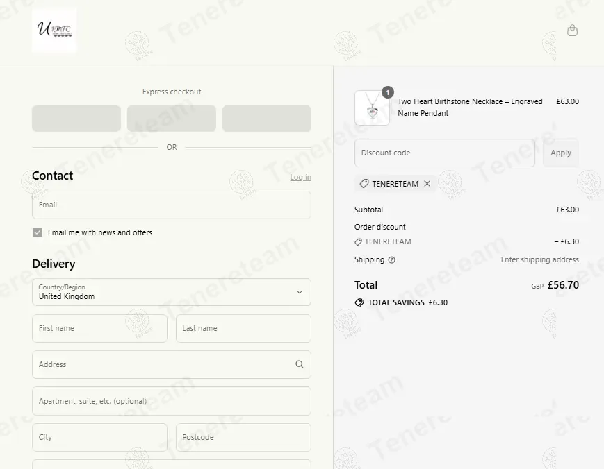 URMFC coupon code: 10% off with TENERETEAM. Tested and valid as 10 months ago.