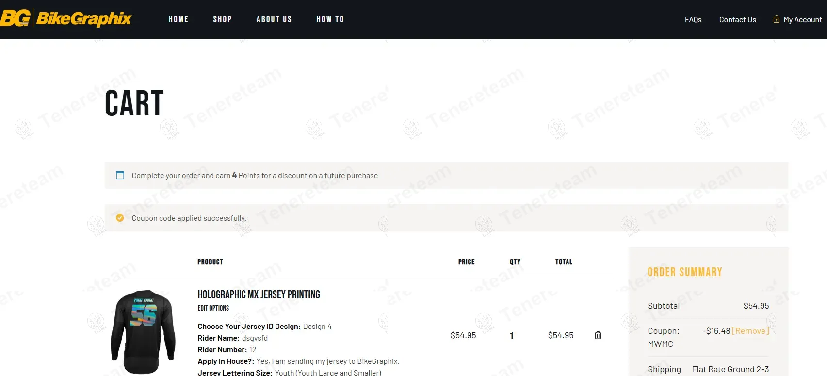 BikeGraphix coupon code: 30% off with MWMC. Tested and valid as 8 months ago.
