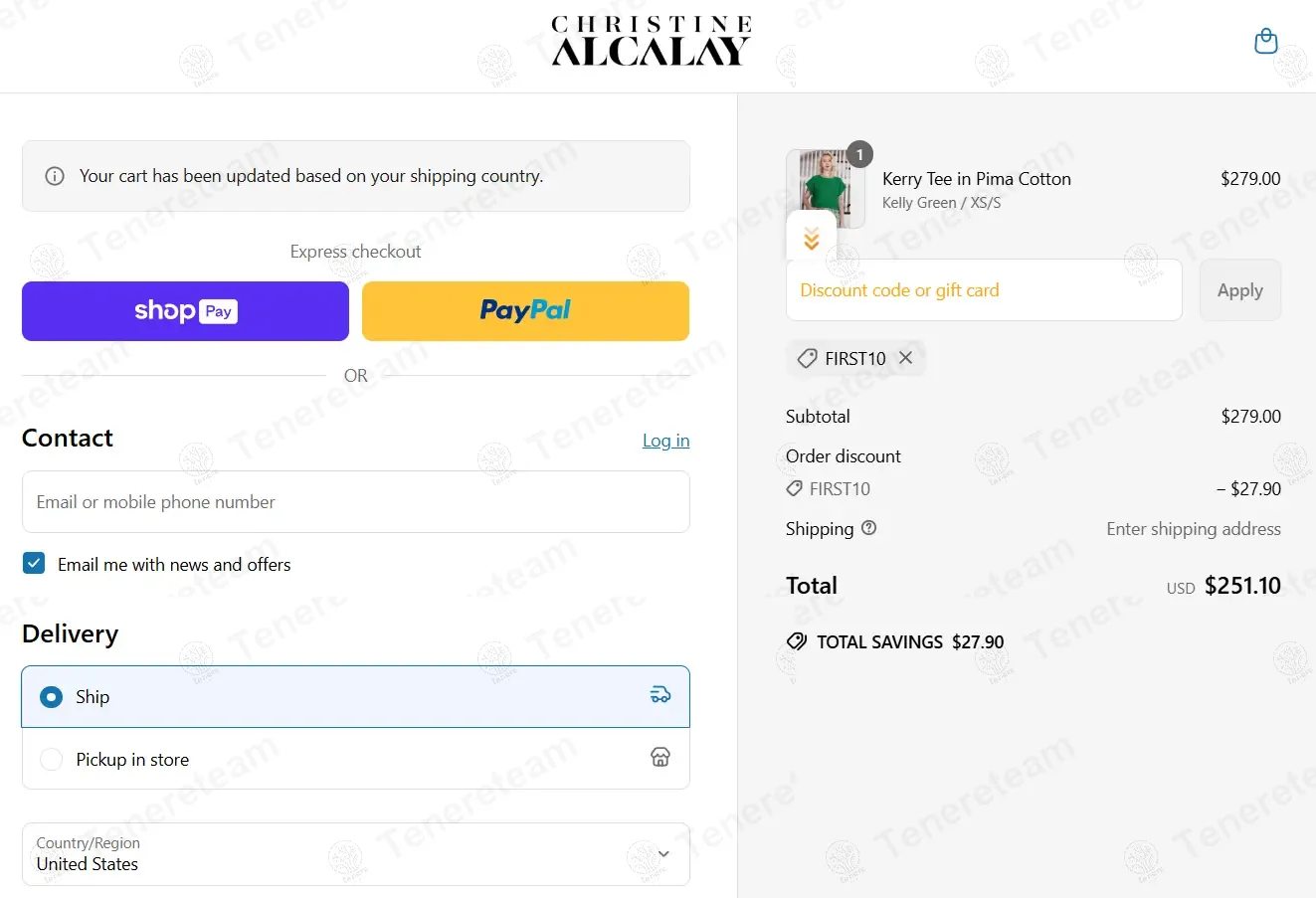 Christine Alcalay coupon code: 10% off with FIRST10. Tested and valid as 1 year ago.