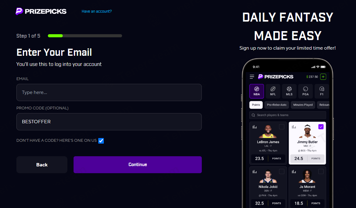 Prizepicks coupon code: $50 off with BESTOFFER. Tested and valid as 1 year ago.