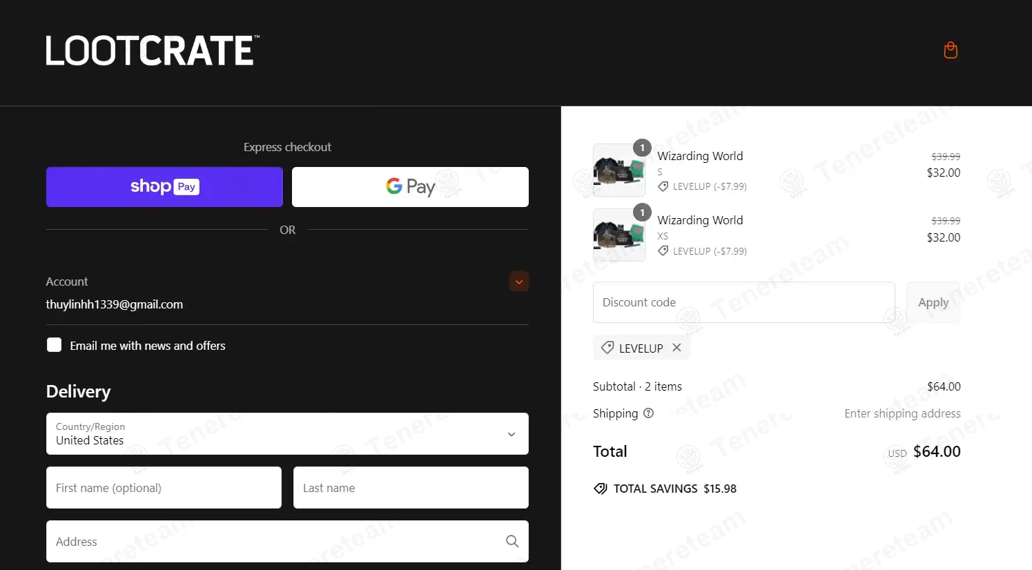 Loot Crate coupon code: 20% off with LEVELUP. Tested and valid as 6 months ago.