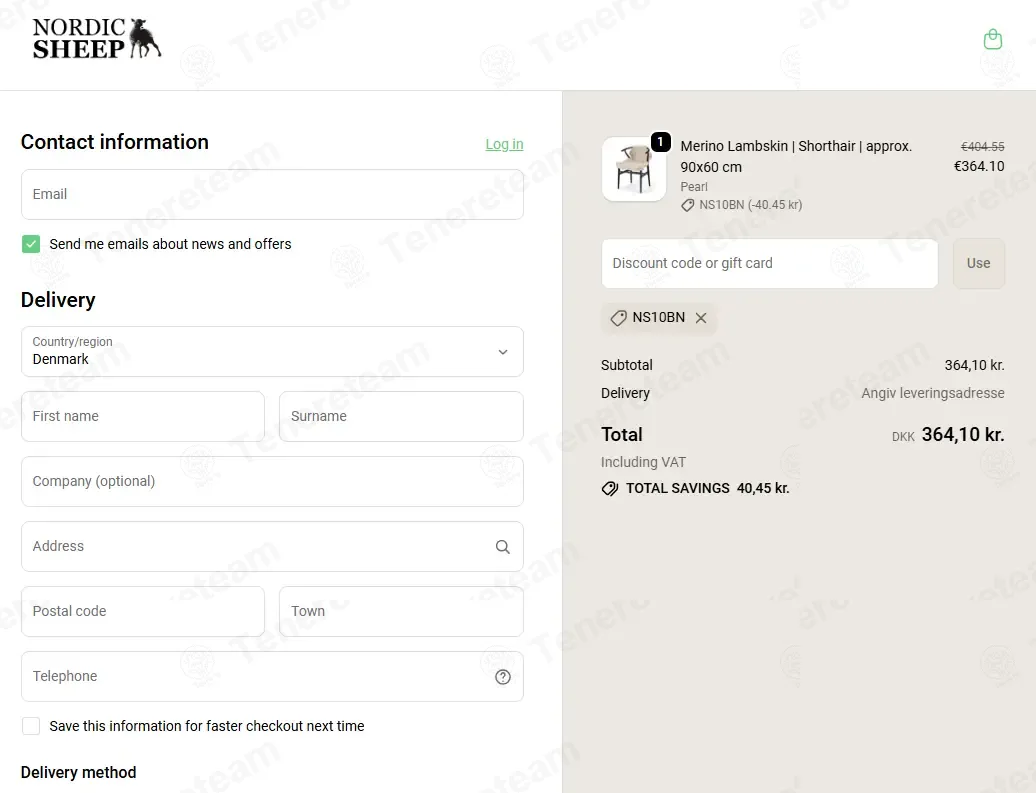 Nordic Sheep DK coupon code: 10% off with NS10BN. Tested and valid as 2 weeks ago.