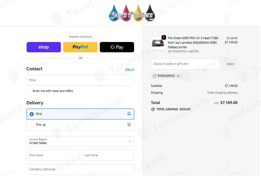 Jay's Printer Parts and Supply coupon code: 10% off with RISENGRIND. Tested and valid as 2 months ago.